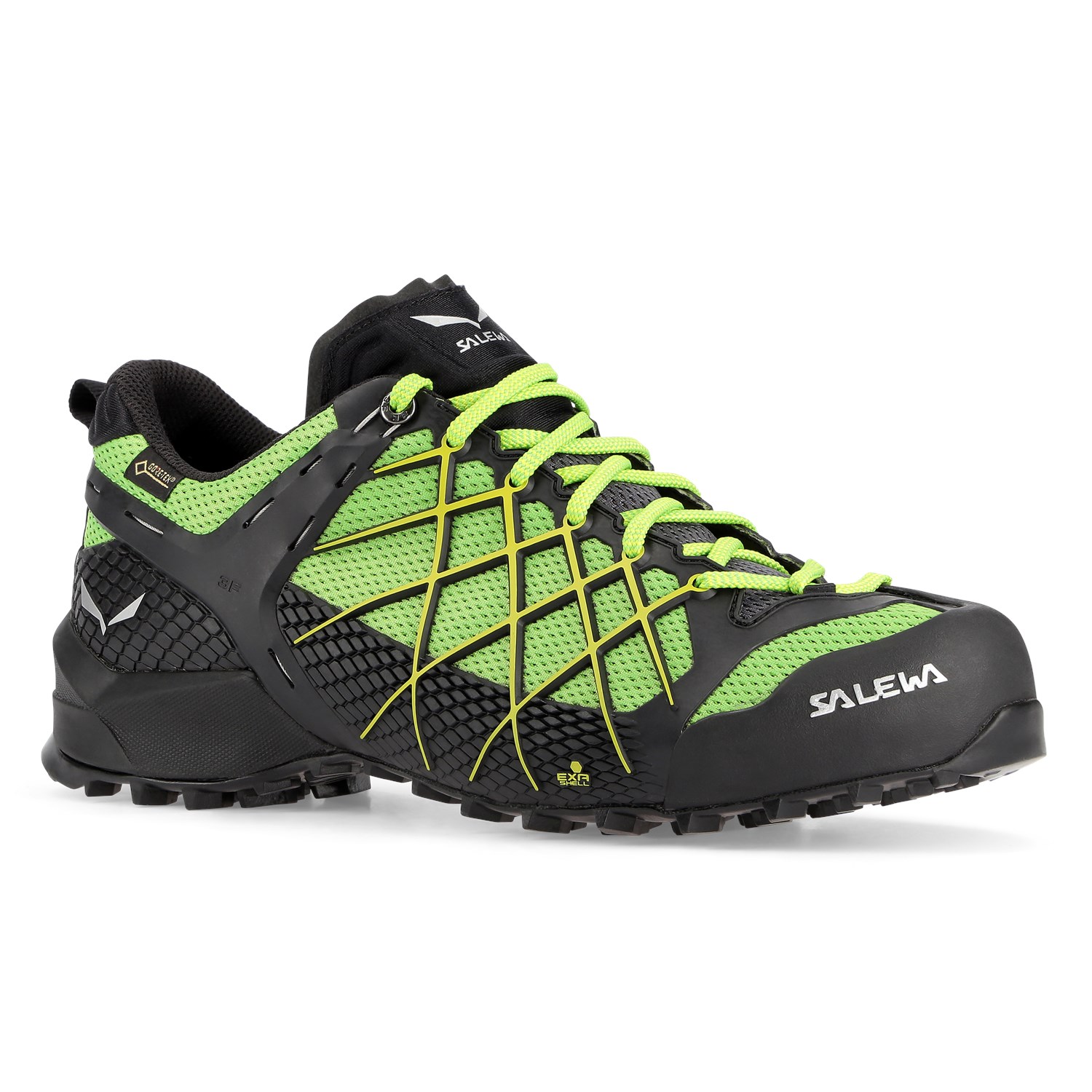 Zapatillas Aproximación Salewa Wildfire GORE-TEX® Hombre Verdes/Negros/Amarillos Mexico (HG4603825)